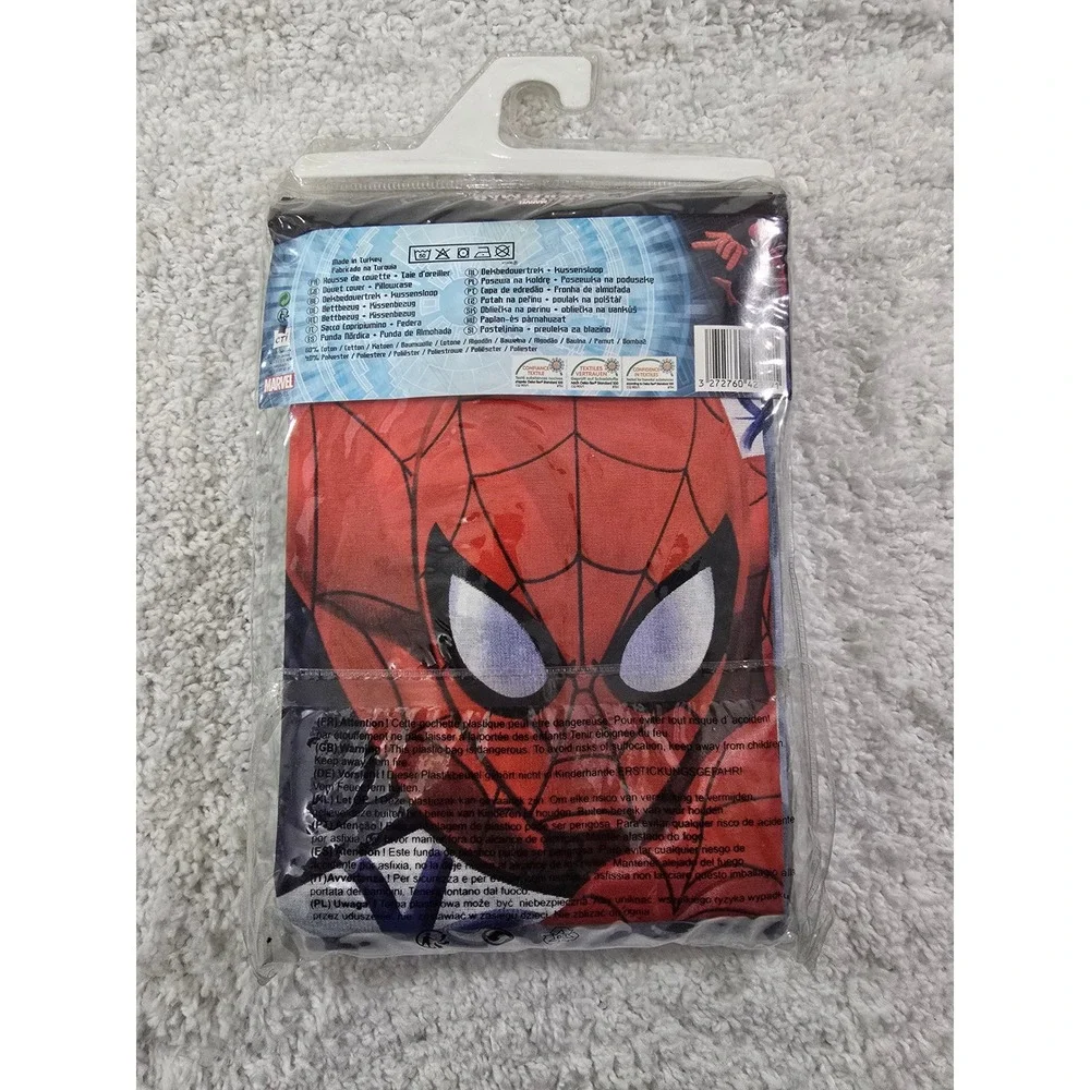 Marvel Ultimate Spider-Man Skyscraper Duvet Cover Set Reversible New 140x200cm